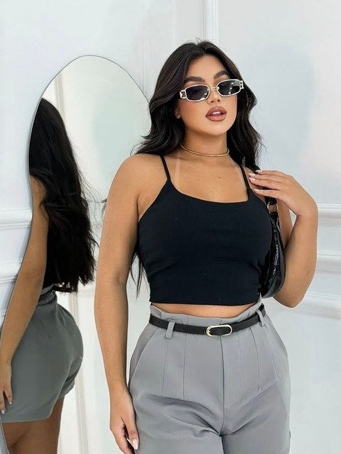 Crooped alcinha básico