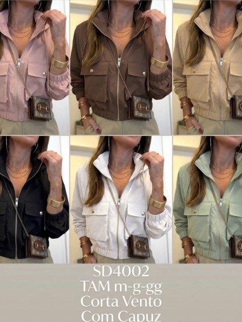 Blusa corta vento forrado importado 4002