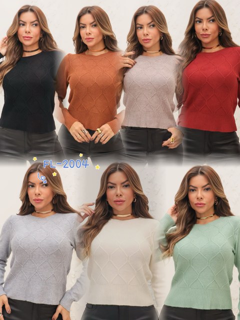 Blusa cropped modal de lã importado promoção 2004