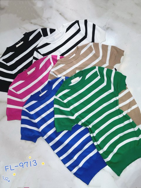 Blusa modal fresquinha importado Flora 9713