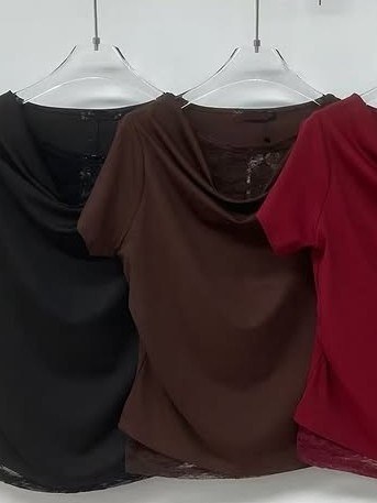 Blusa babado com renda 4078