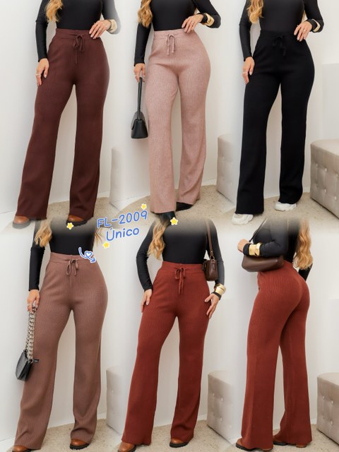 Calça pantalona de modal importado 2009
