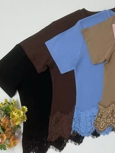 Blusa com renda 4101