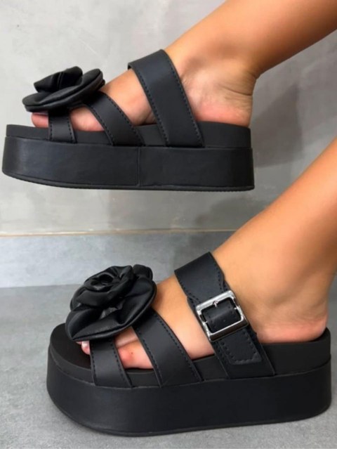 Papete Flower Black R051
