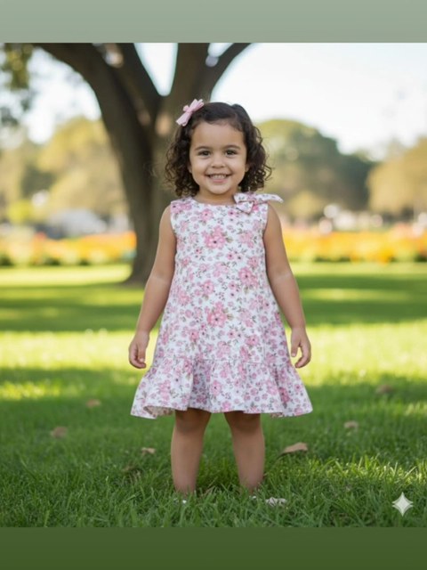 Vestido infantil e juvenil levinho