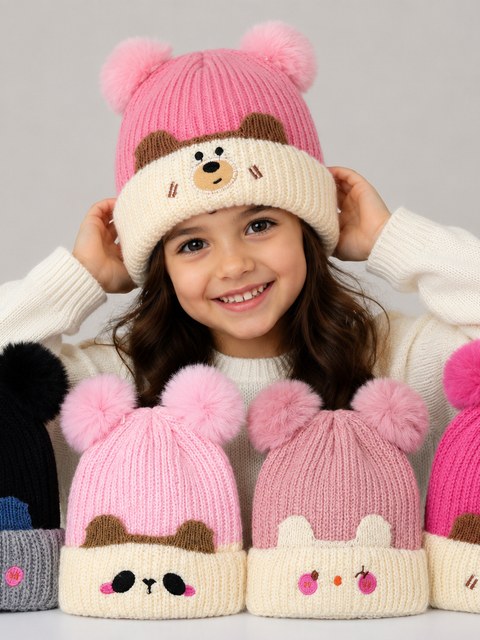 Touca infantil feminina