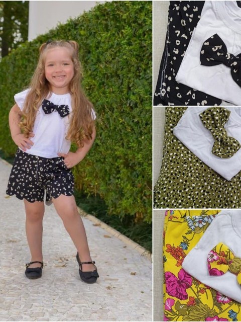 Kit com 10 conjunto infantil feminino