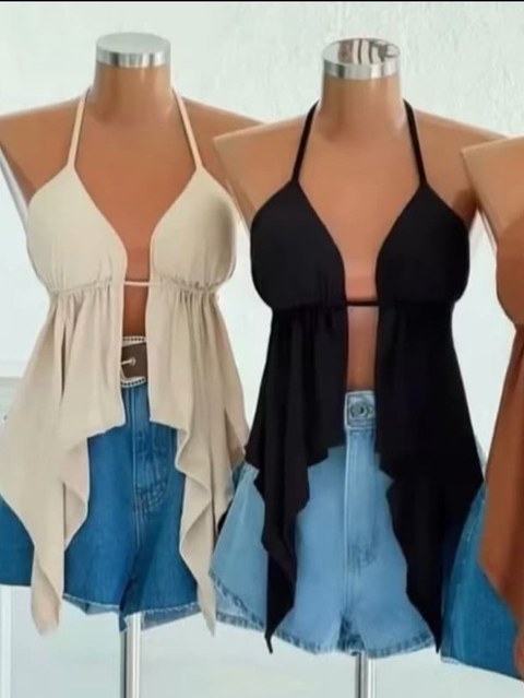 Cropped de bico mutiforma