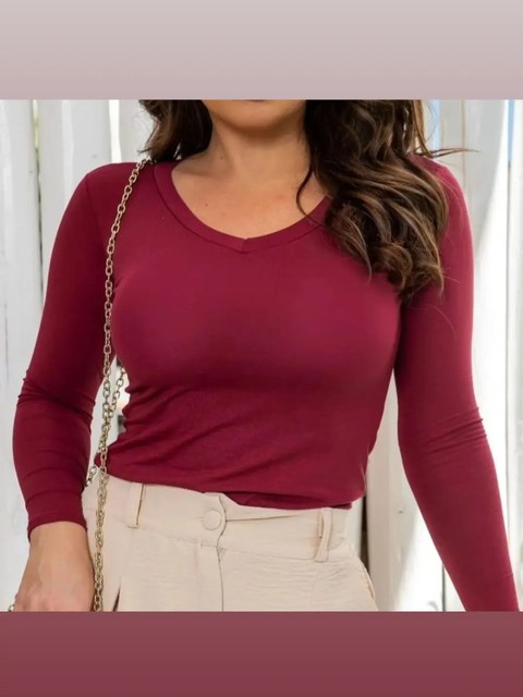 Blusa Gola V (M, G, GG)