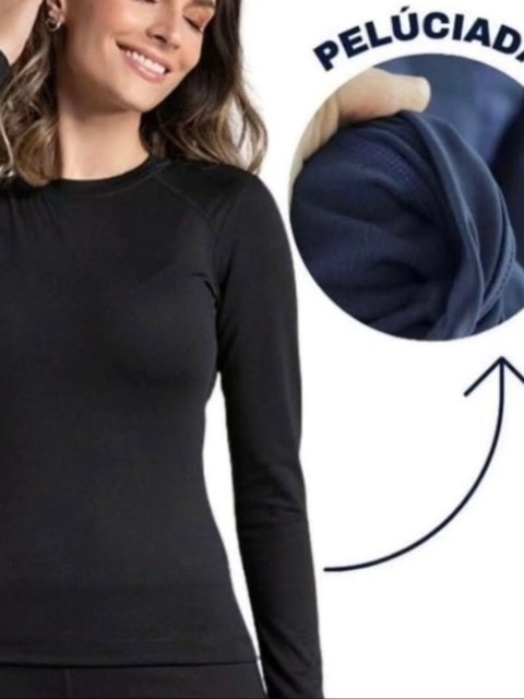 Blusa termica flanelada