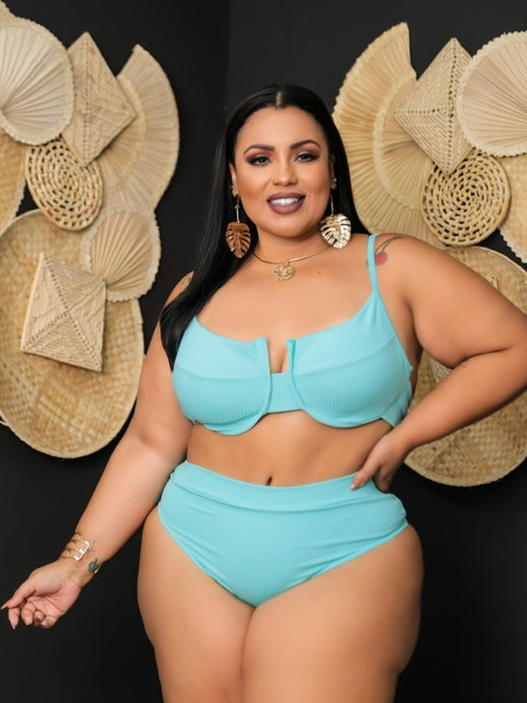 Biquini  Feminino Samara  Anarruga aro elegante surtentador reforcado suita asan delta maio conjunto, bikini