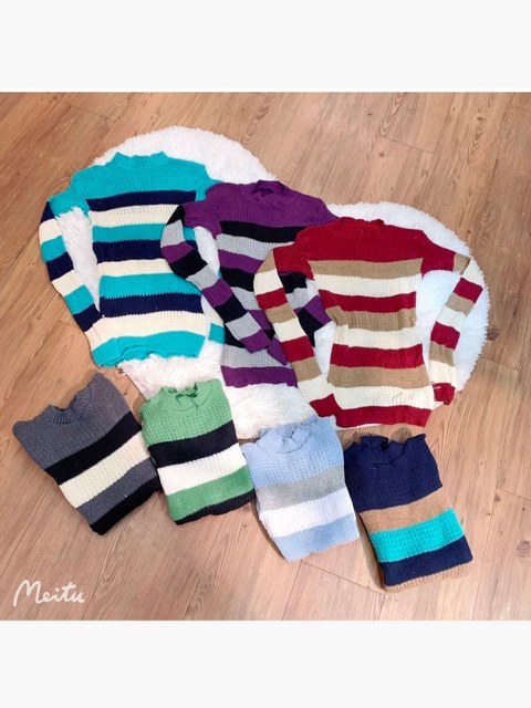 blusa listrado pink girl