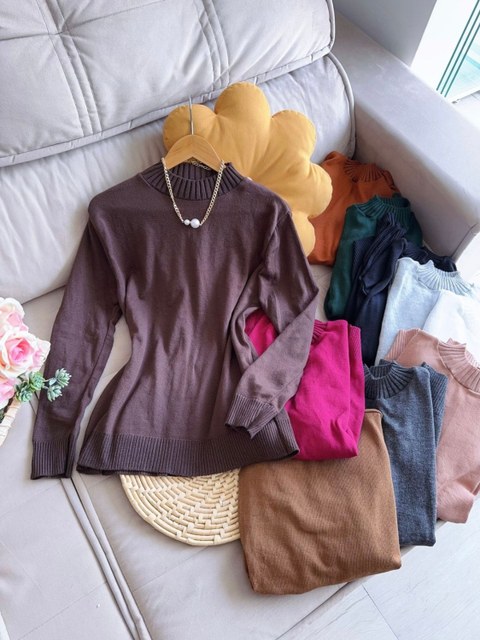 blusa inverno plus size pink girl