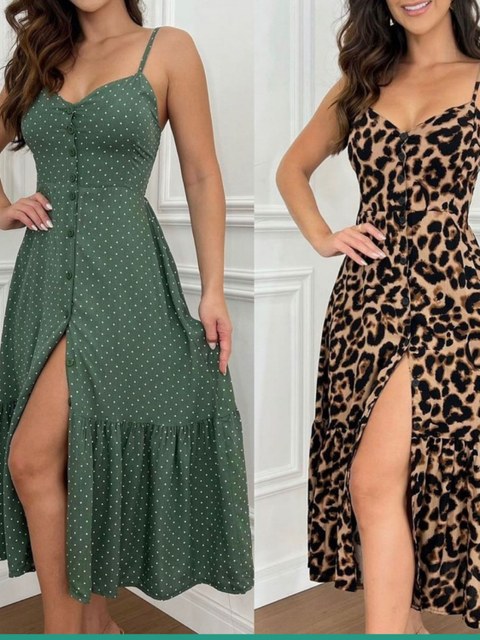 Vestido longo com bojo