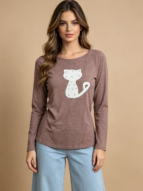 Blusa manga longa