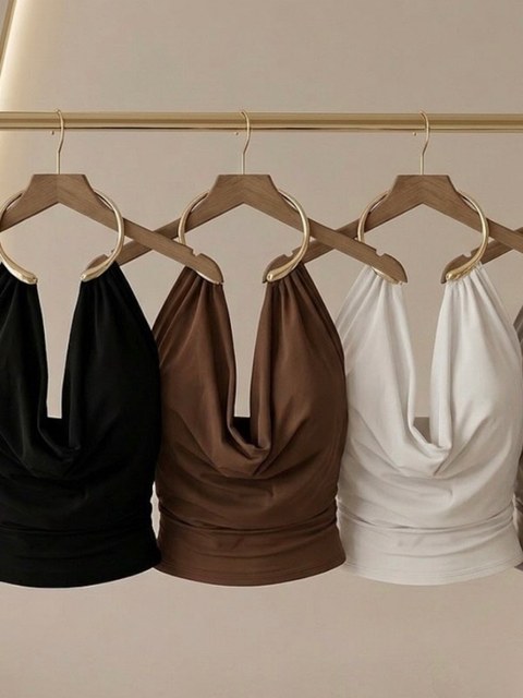 Blusa cropped com bojo