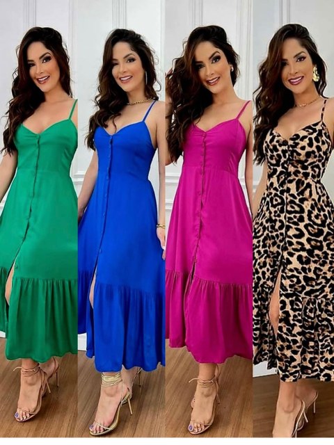 Vestido longo com bojo
