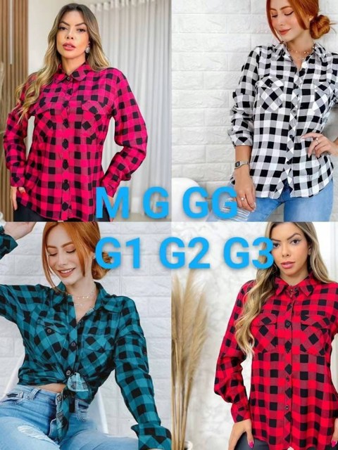 Promoção camisa xadrez