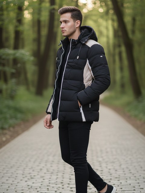 >

JAQUETA MASCULINA PUFFER PREMIUM COM CAPUZ REMOVÍVEL