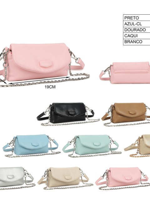 bolsa transversal com 2 alça
