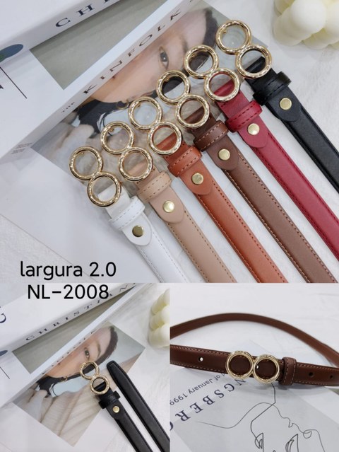 cinto couro legítimo 2.0cm