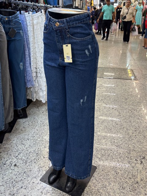 calça wide leg jeans
