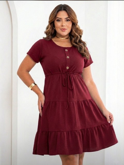 Vestido 3 Maria feminino plus size