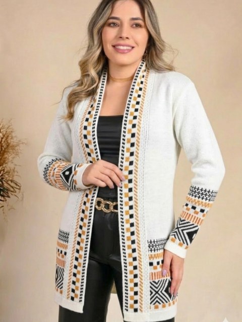 Cardigan tricot inverno 2026
