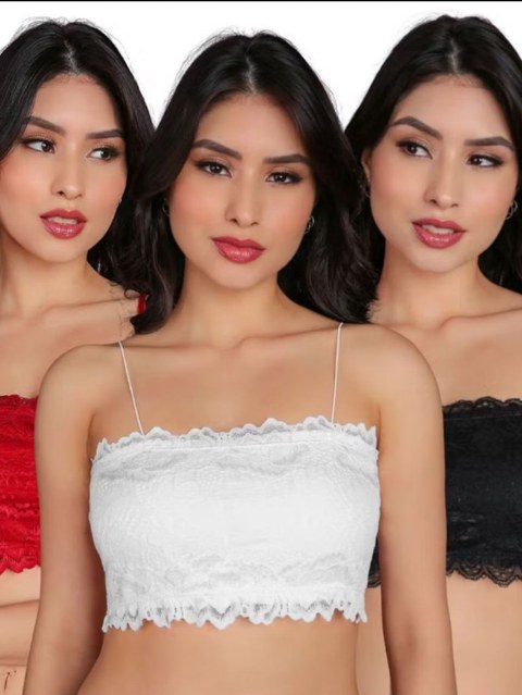 Cropped feminino modelo faixa com alça fina