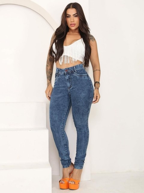 Calça jeans skinny feminina