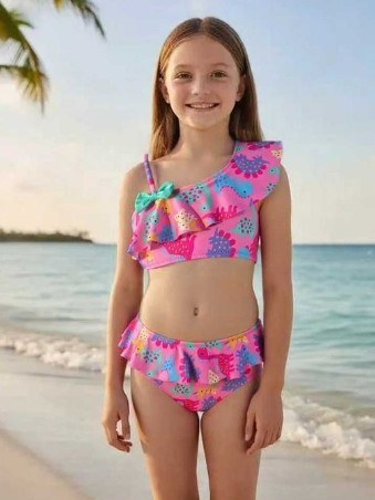 Bikini infantil Teen colorido