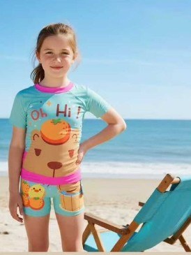 Maiô infantil teen poliamida