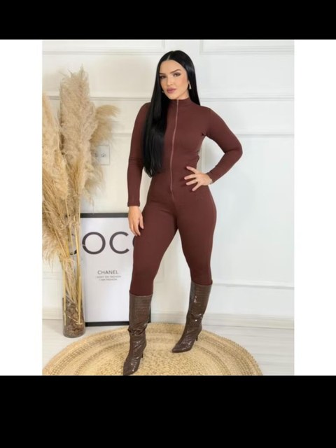 Macacão Virgínia AnaRuga Manga Longa