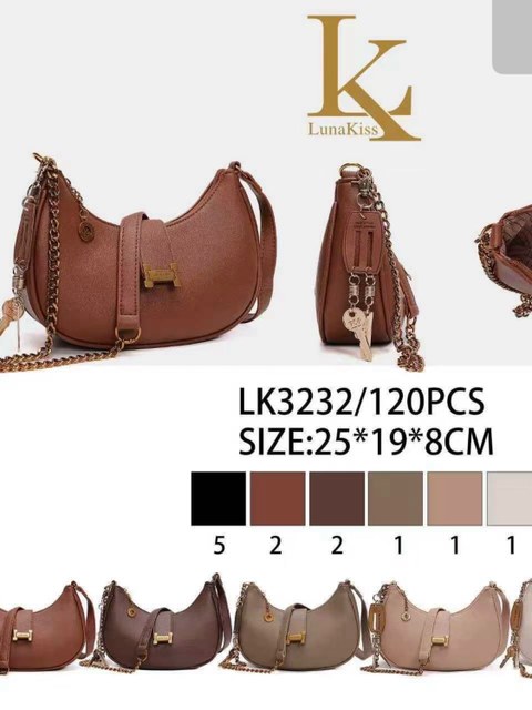 Bolsa transversal com chaveiro LK3232