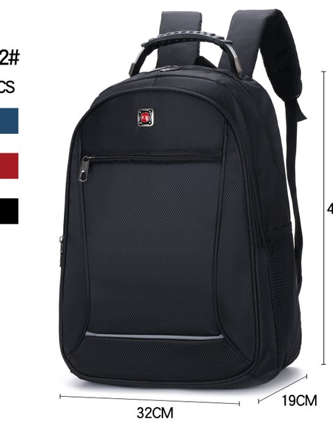 Mochila masculina com cabo de aço A832#
