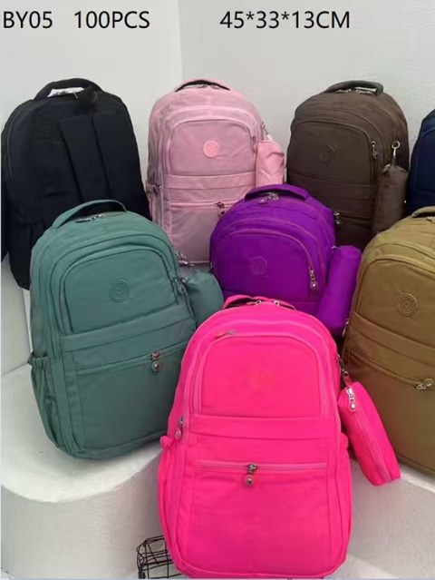 Mochila grande impermeável com estojo BY05