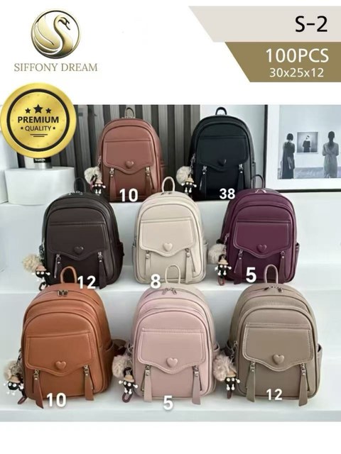 Mochila menor com chaveiro S-2