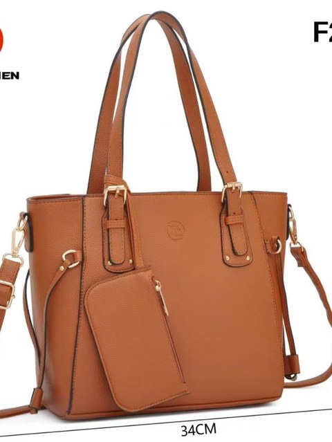 Bolsa grande com dois zíper de cima e com chaveiro F2440