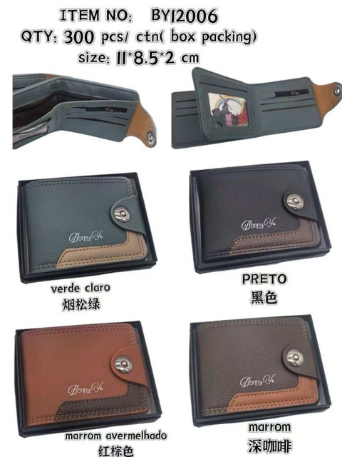 Carteira masculina BY12006