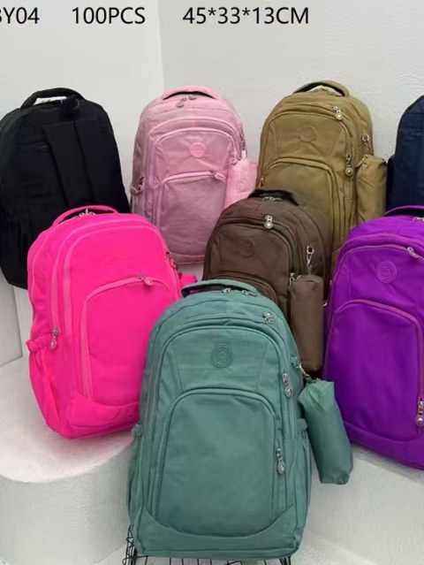 Mochila grande impermeável com estojo BY04