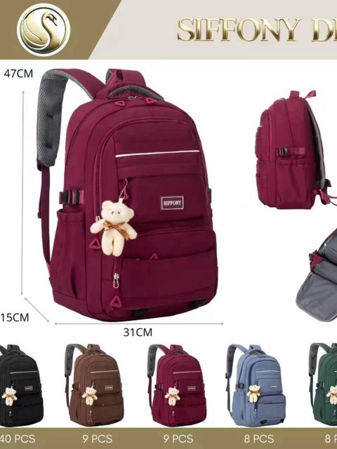 Mochila grande impermeável e com Urso SD-2066