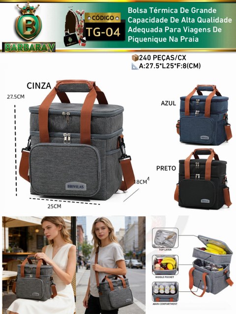 Bolsa Térmica De Grande Capacidade De Alta Qualidade(TG-04)