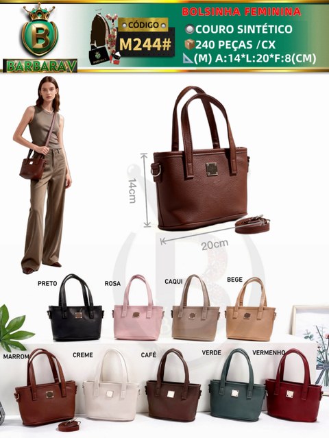 BARBARA V BOLSAS/bolsinha feminina (M244#)