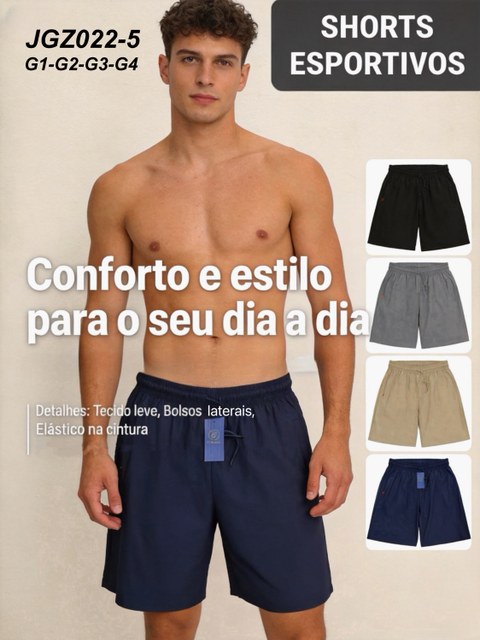 24pçs  cor e tam sortido Bermuda PLUS SIZE (JGZ022-5)