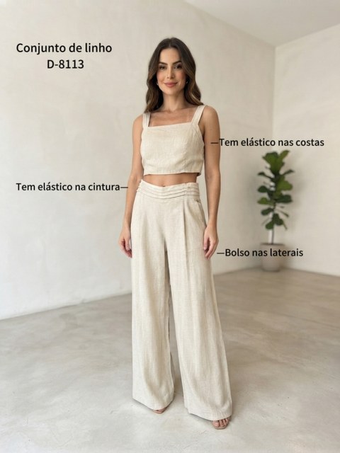 Conjunto de linho D-8113