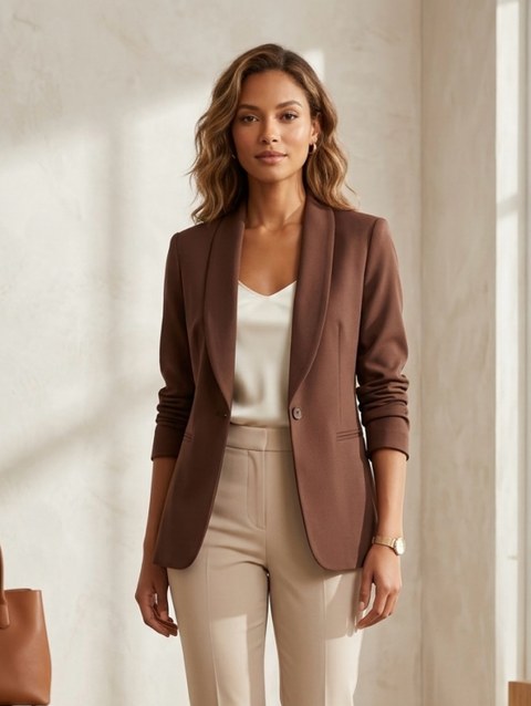 Max blazer feminino com forro BL-019