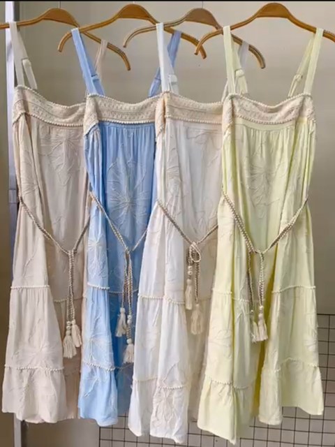 Vestido de linho importado feminina MÍMIUS moda