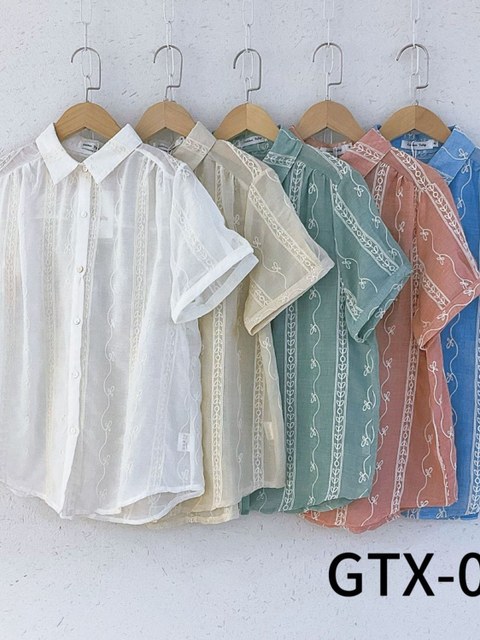 Camiseta verão bordada importada china