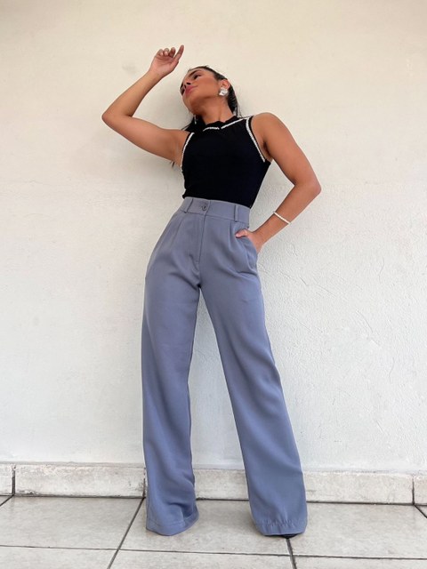 Calça feminina alfaiataria YY2006