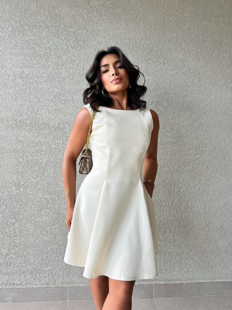 Vestido curto YY2983-1 (alfaiataria )